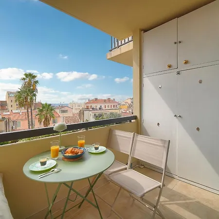 דירה Calme Et Lumineux 2 Balcon Vue Mer-forville A2b262 קאן